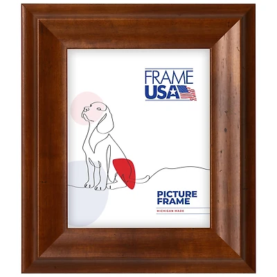 Frame USA Verona Wide Honey Single Image Picture Frame