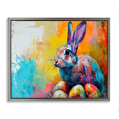 Stupell Industries Easter Joy Abstract Floater Framed Art