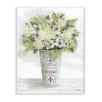 Stupell Industries Parisian Charm Bouquet Wood Wall Plaque