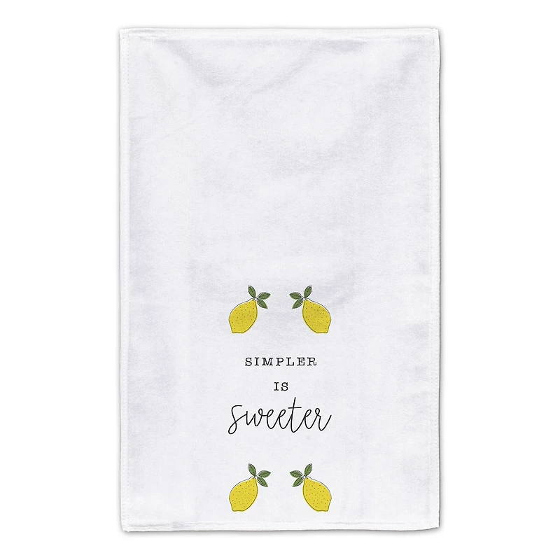 Simpler Is Sweeter 16" x 25" Tea Towel Set of 2