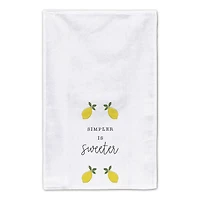 Simpler Is Sweeter 16" x 25" Tea Towel Set of 2