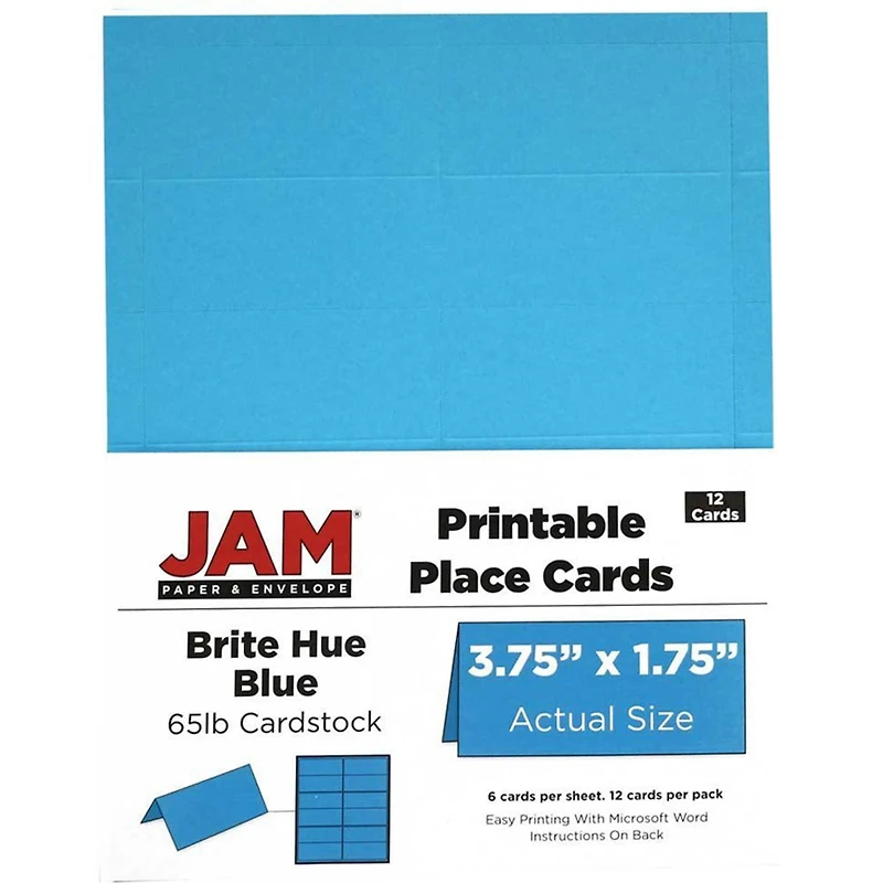 JAM Paper Printable Place Cards