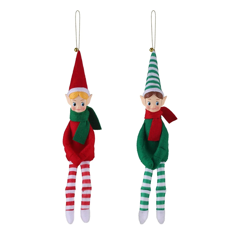Mr. Christmas Recordable Knee Hugger Elves Set