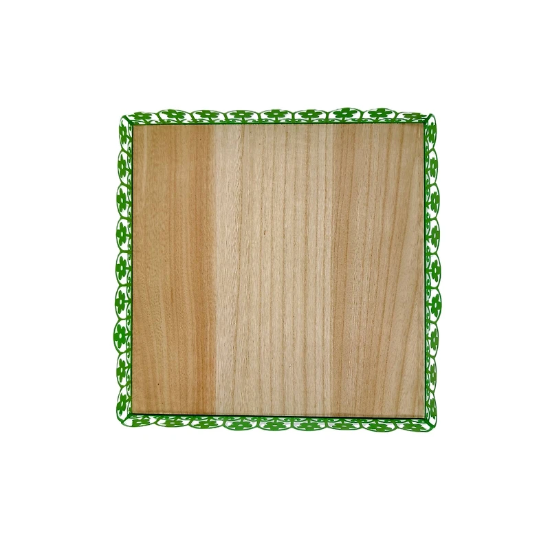 12" Green Metal Flower Tray by Ashland®