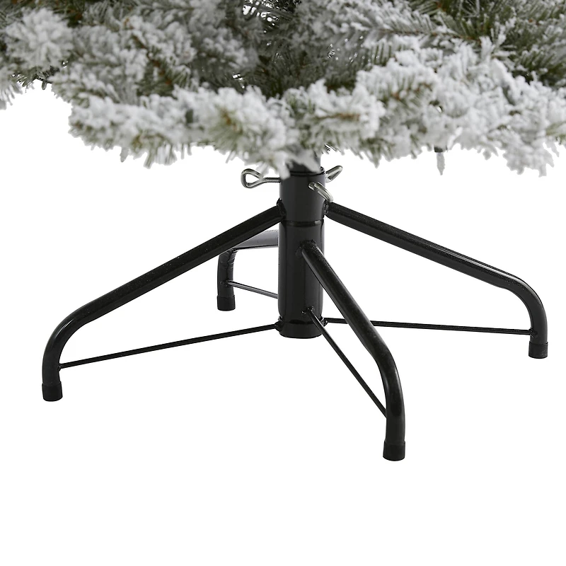 7ft. Pre-Lit West Virginia Spruce Artificial Christmas Tree, Clear LED Lights