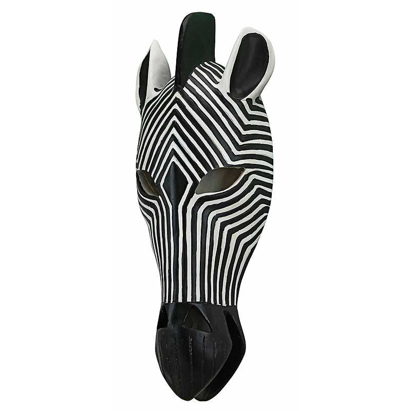 Design Toscano 13.5" Tribal-Style Zebra Mask