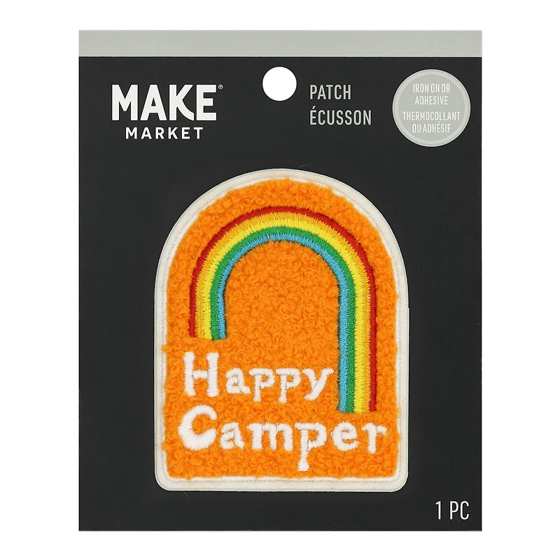 Happy Camper Rainbow Iron On & Adhesive Patch by Make Market®