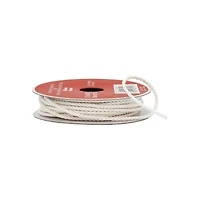 1/10" x 30ft. White Cord Ribbon by Celebrate It®