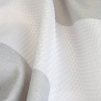 Elle Décor Gray Jacquard Weave Shower Curtain