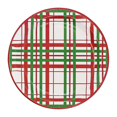 9" Plaid Paper Plates, 12ct. by Celebrate It™