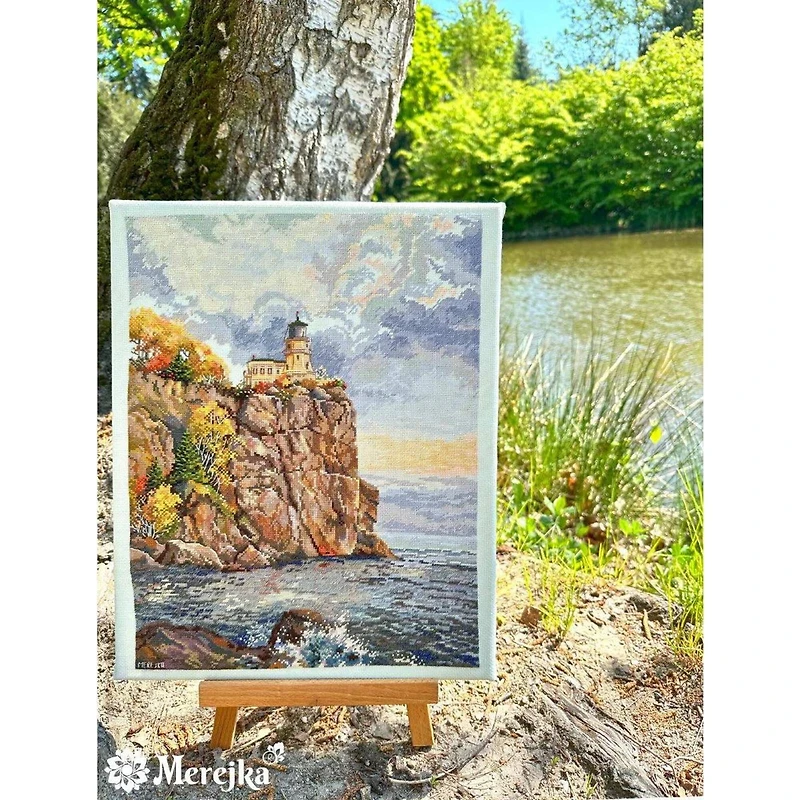 Merejka Split Rock Lighthouse Counted Cross Stitch Kit