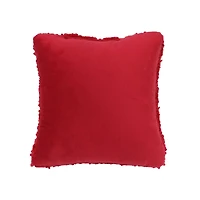 7.5" x 7.5" Reindeer with Pom Pom Nose Pillow by Ashland®