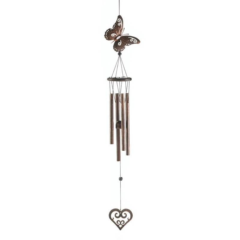 Butterfly & Heart Wind Chimes