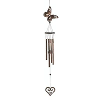 Butterfly & Heart Wind Chimes