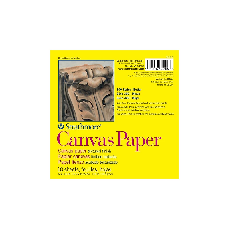 Strathmore® 300 Series Canvas Pad