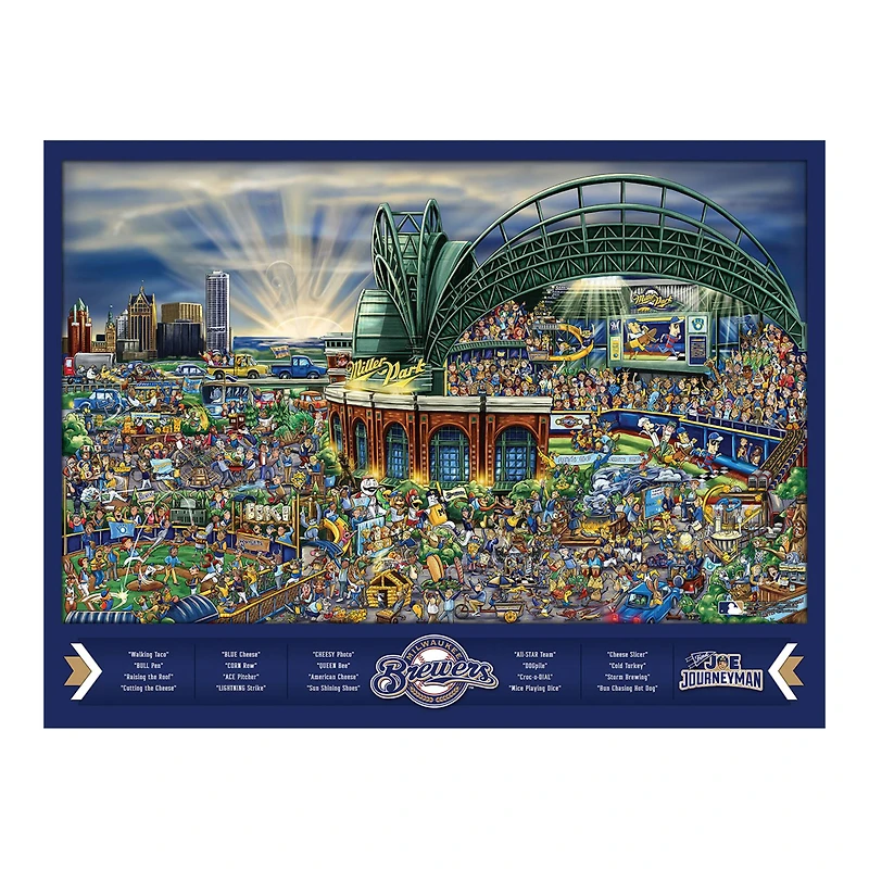 Joe Journeyman Milwaukee Brewers™ 500 Piece Jigsaw Puzzle