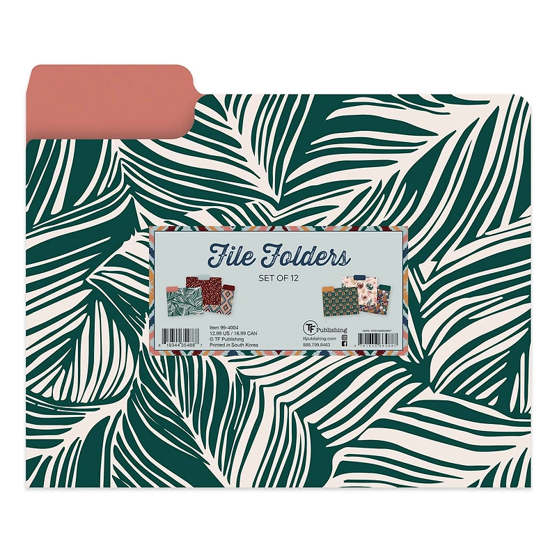 TF Publishing Boho Designer File Folder Set
