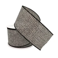 2.5" x 25ft. Herringbone Wired Ribbon by Celebrate It™