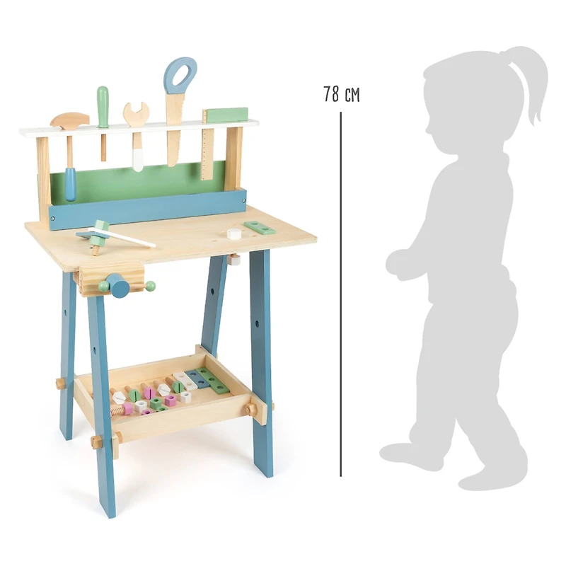 Small Foot Wooden Toys Premium Nordic Workbench Playset