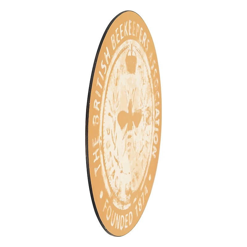 British Beekeepers Association Round Tin Wall Accent