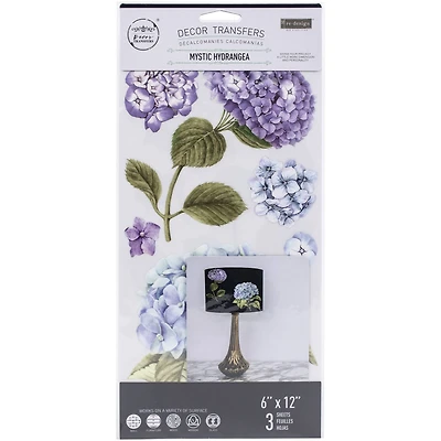Prima® Re-Design Mystic Hydrangeas Décor Transfers