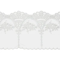 3.5" x 2yd. White Lace Ribbon by Ashland® Gothic Bordeaux