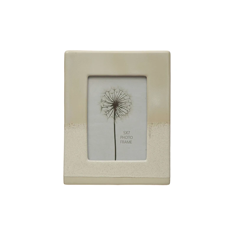 Hello Honey® Reactive Glaze Stoneware 5" x 7" Photo Frame