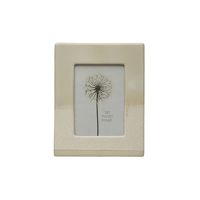 Hello Honey® Reactive Glaze Stoneware 5" x 7" Photo Frame