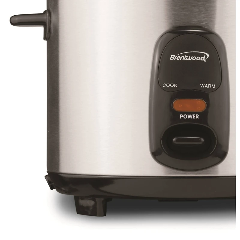 Brentwood 10-Cup Stainless Steel Rice Cooker