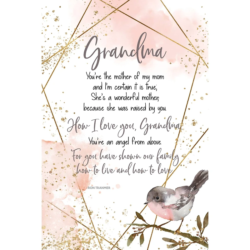 Grandma You're The Mother Inspirational Wood Plaque