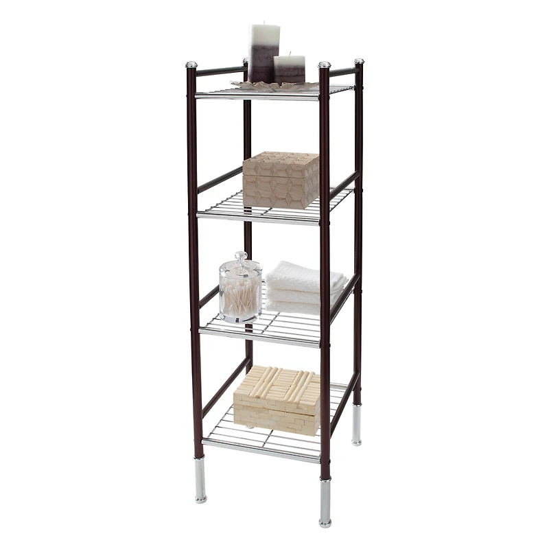 Organize It All Duplex 4 Tier Freestanding Wire Rack
