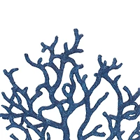 16" Blue Coastal Coral Sculpture