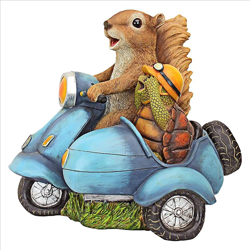 Design Toscano 10.5" Born to be Wild Squirrel on Motorcycle Statue