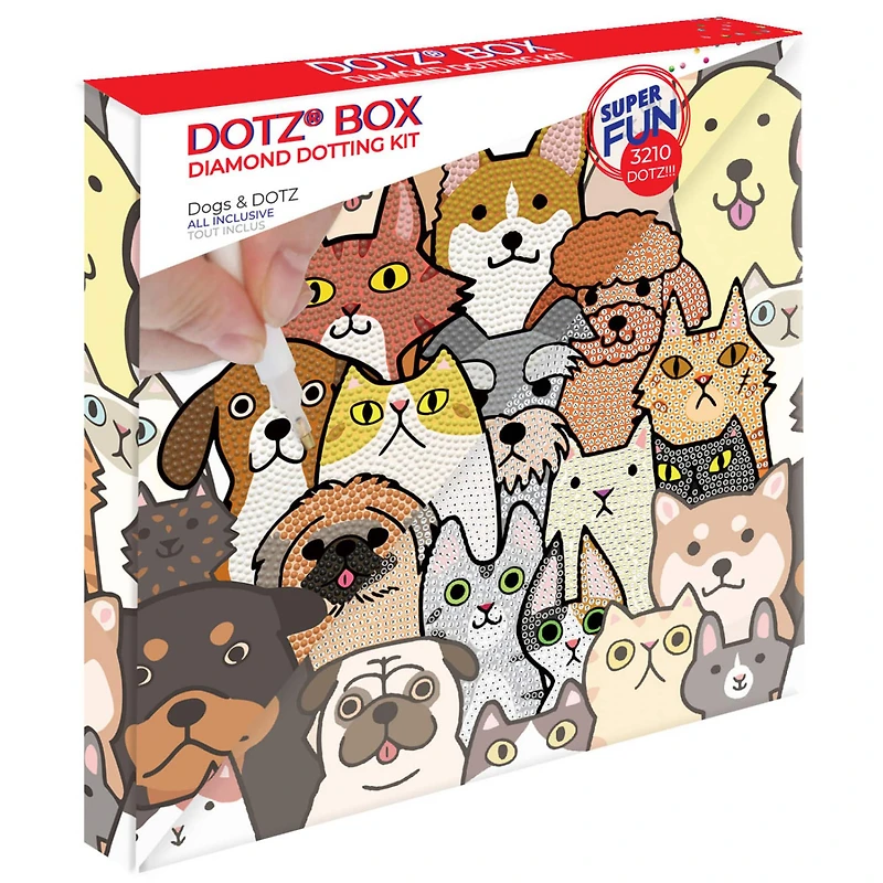 Diamond Dotz® Dogs & DOTZ DOTZ® BOX Diamond Painting Kit