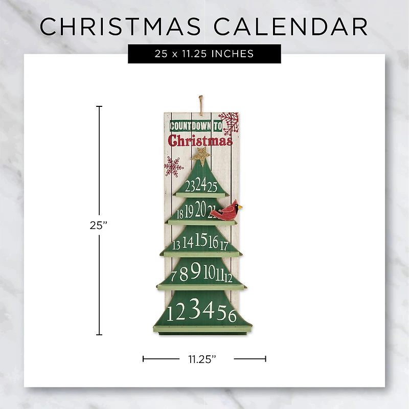DII® Countdown To Christmas Tree Advent Calendar