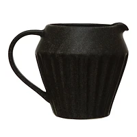Hello Honey® 14oz. Matte Black Glazed Stoneware Creamer
