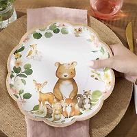 Kate Aspen® 9'' Pink Woodland Baby Premium Paper Plates, 16ct.