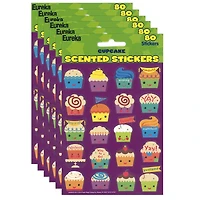 Eureka® Cupcake Scented Stickers, 6 Packs of 80ct.