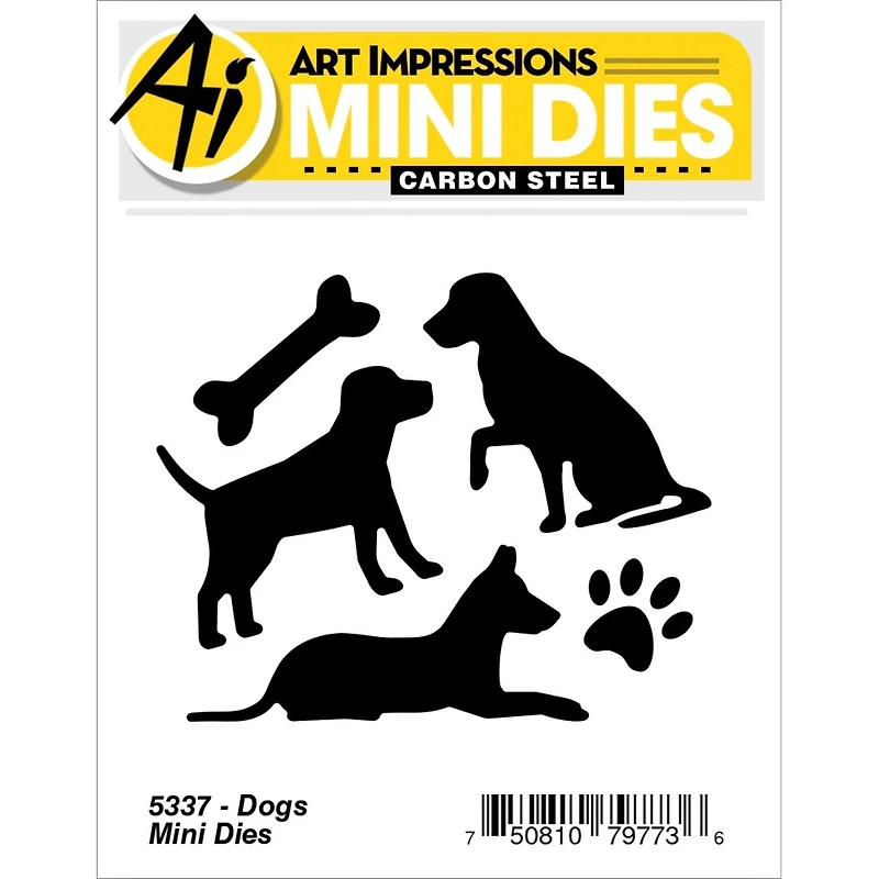 Art Impressions Dogs Mini Die Set