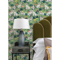 NuWallpaper PrintFresh Jade Good Dog Peel & Stick Wallpaper