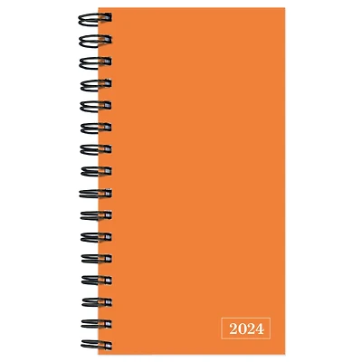 TF Publishing 2024 Citrus Orange Small Weekly Monthly Planner