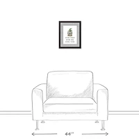 14" Super Woman Super Mom Super Tired Black Framed Canvas