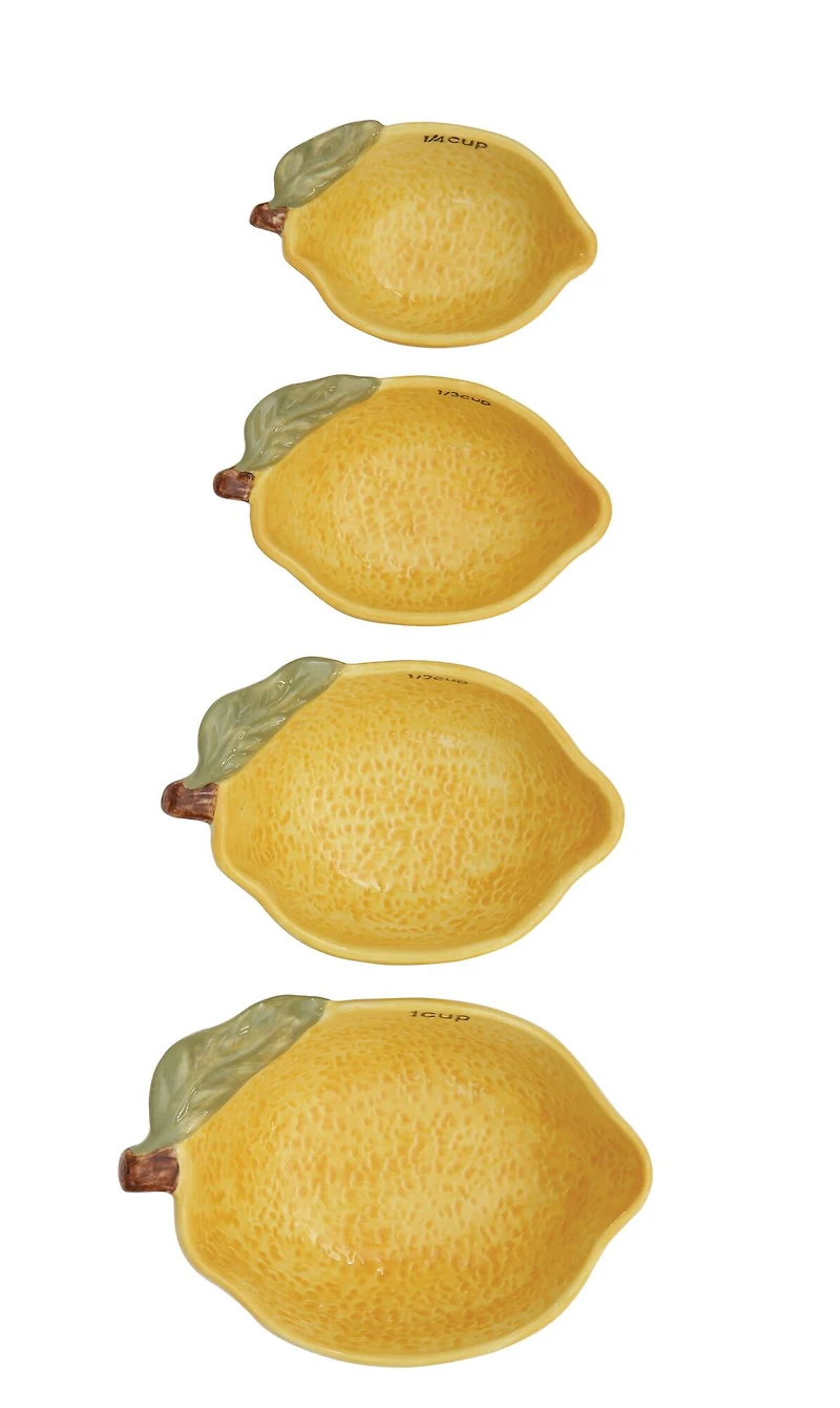 Hello Honey® Lemon Shaped Measuring Cup Set