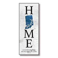 Blessed Indiana Home Wall Plaque