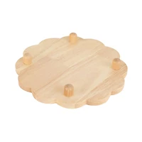 10" Wood Scallop Tray by Ashland®