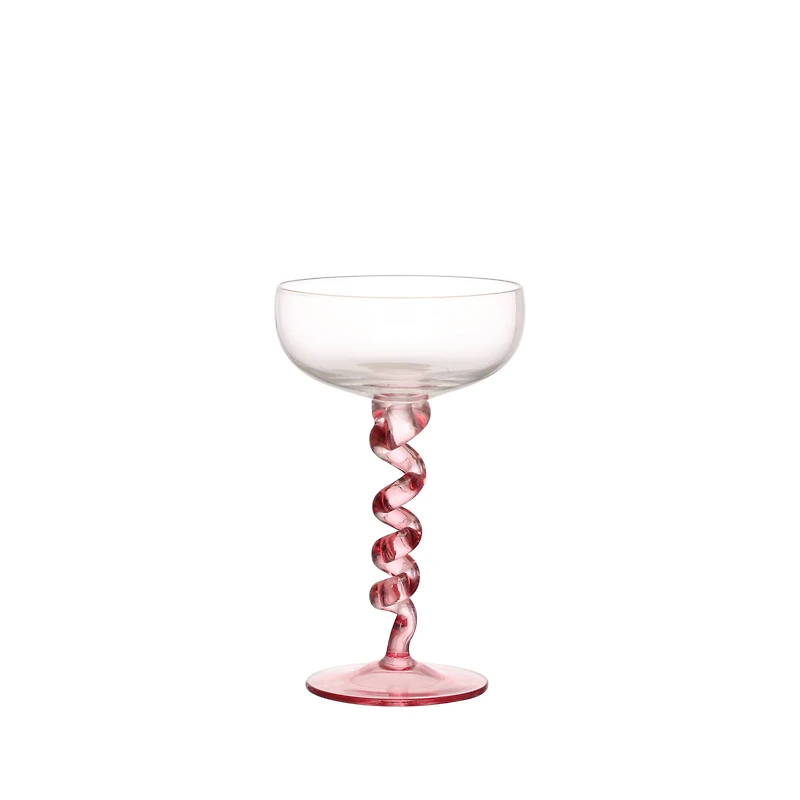 4.8oz. Twisted Stem Glassware by Ashland