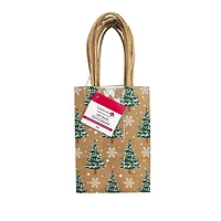 Mini Trees Kraft Gift Bags, 6ct. by Celebrate It™