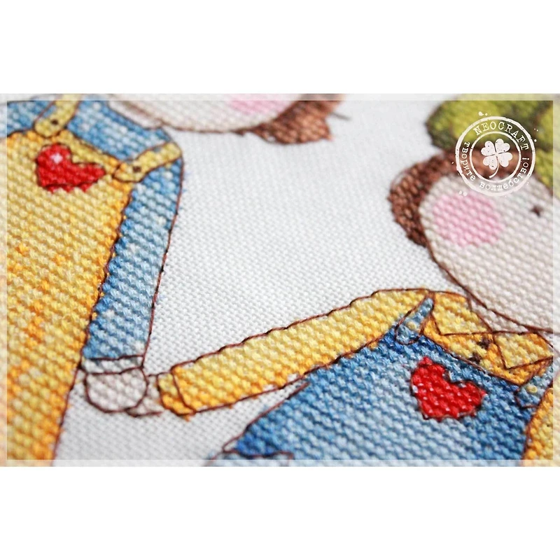 Neocraft Twin Cross Stitch Kit