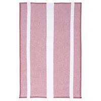 MUkitchen Crimson Stripe Waffle Terry Cloth Towel