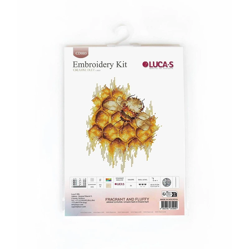 Luca-S Fragrant and Fluffy Counted Cross-Stitch Kit